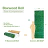 NatraHedge Light Green Artificial Boxwood Roll